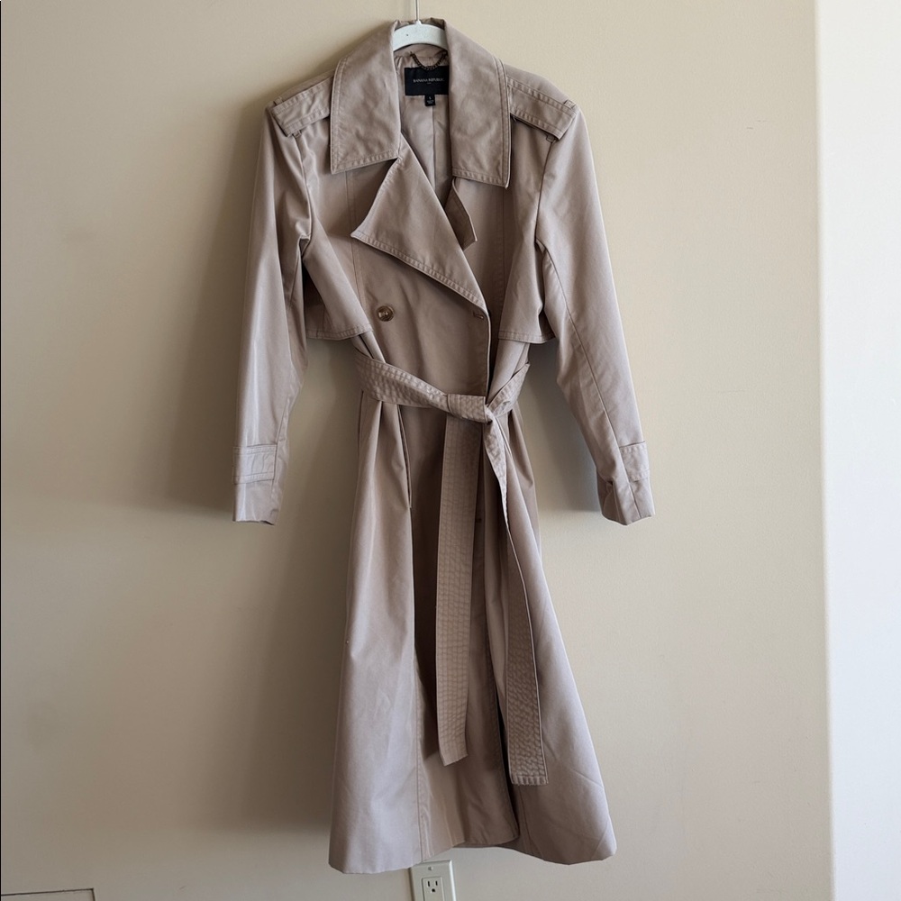 Banana Republic Beige Trench Coat